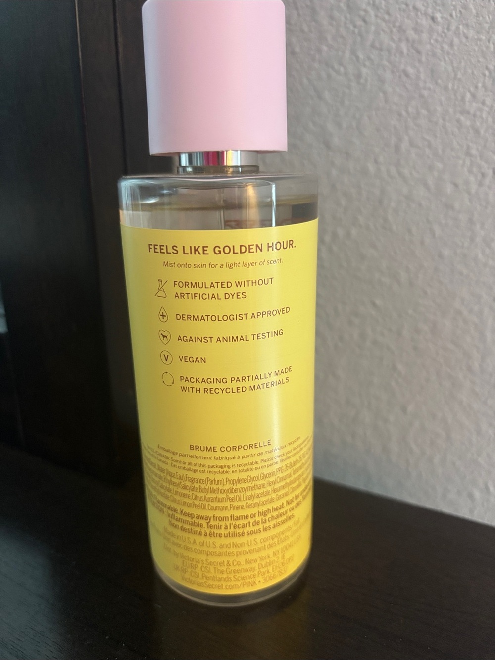 PINK Vanilla & Dream Body Mist — Pink Cap - Picture 2 of 2